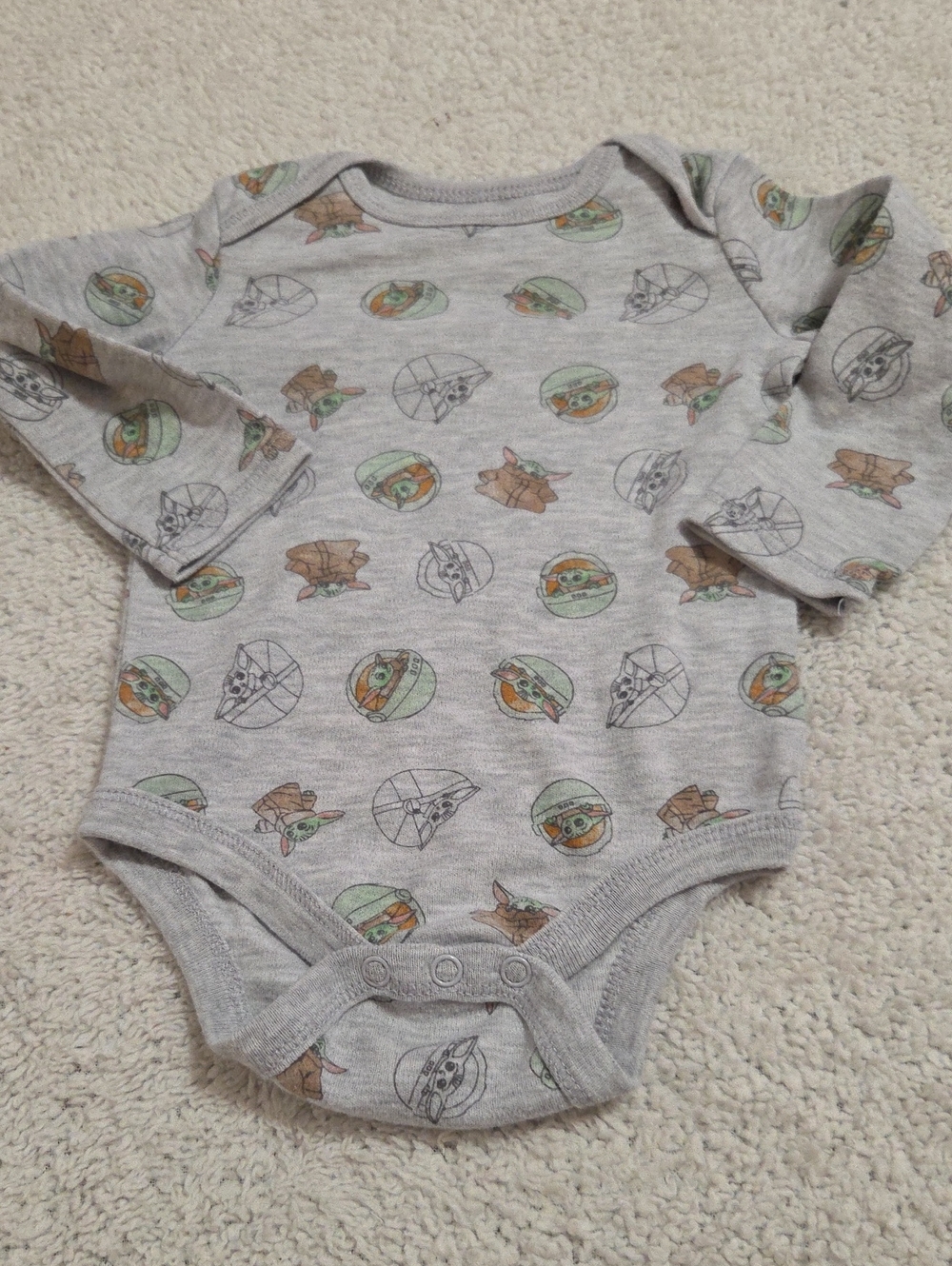 STAR WARS BABY YODA ONESIE